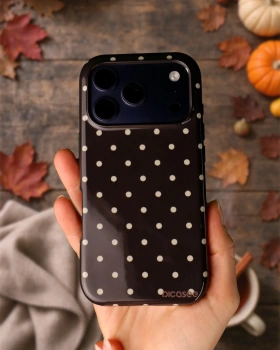 Picasee Fashion Case MagSafe pentru Apple iPhone 16 - Vanilla Dots & Chocolate