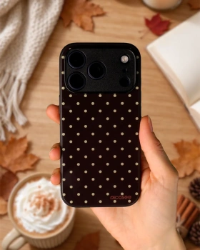 Picasee ULTIMATE CASE pentru Apple iPhone 17e - Vanilla Dots & Chocolate
