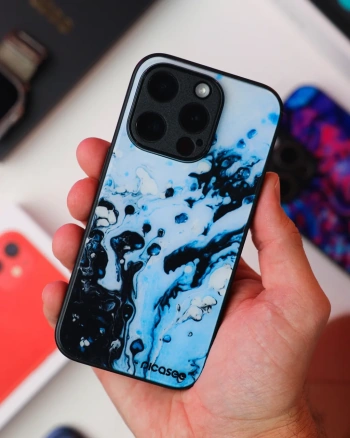 Picasee ULTIMATE CASE MagSafe pentru Apple iPhone 12 - Organic blue