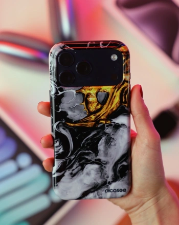 Picasee Fashion Case pentru Xiaomi 17 Ultra - Black Gold 2