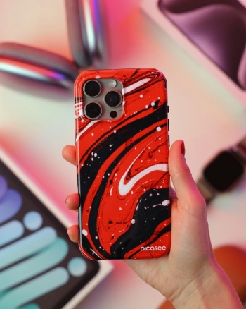 Picasee Fashion Case pentru Xiaomi 12T - Red black