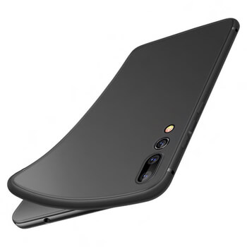 Picasee husă neagră din silicon pentru Huawei P Smart - Redlight