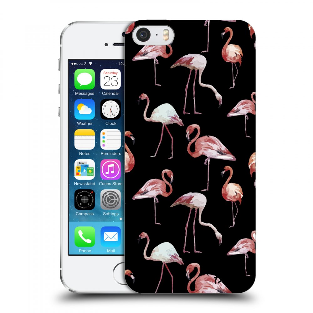 Picasee ULTIMATE CASE pentru Apple iPhone 5/5S/SE - Flamingos