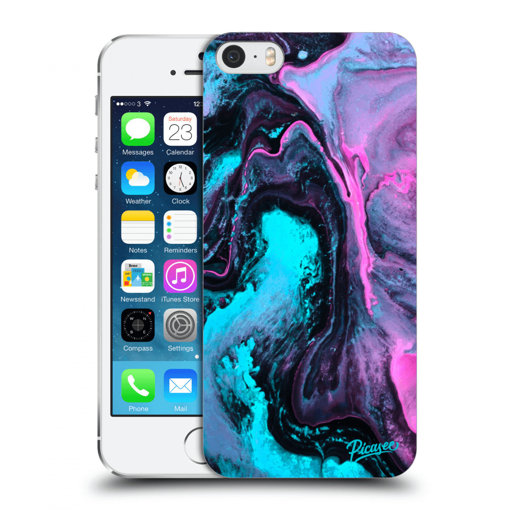 Picasee husă transparentă din silicon pentru Apple iPhone 5/5S/SE - Lean 2