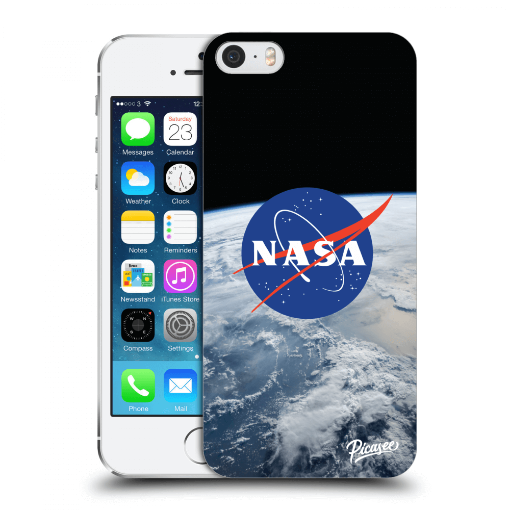 Picasee husă transparentă din silicon pentru Apple iPhone 5/5S/SE - Nasa Earth