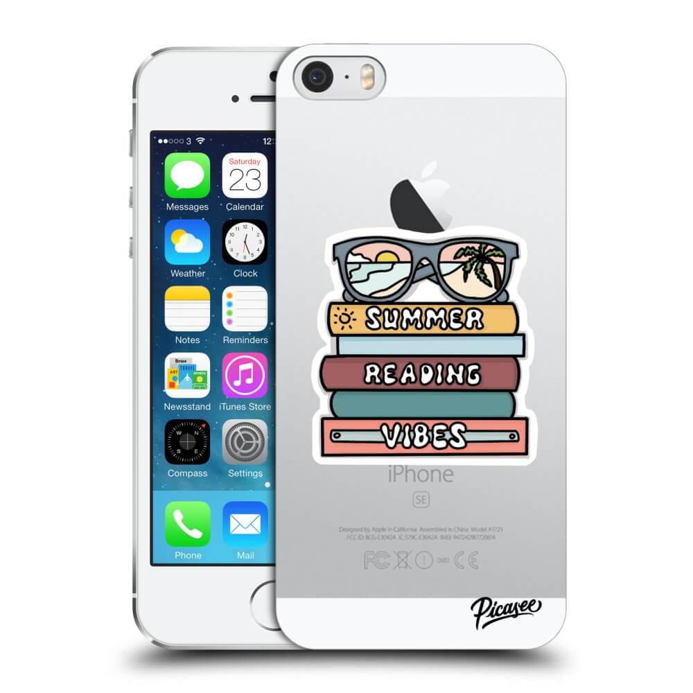 Picasee ULTIMATE CASE pentru Apple iPhone 5/5S/SE - Summer reading vibes