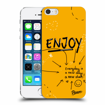 Picasee husă transparentă din silicon pentru Apple iPhone 5/5S/SE - Enjoy