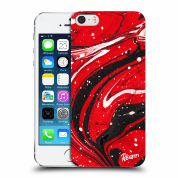 Husă pentru Apple iPhone 5/5S/SE - Red black