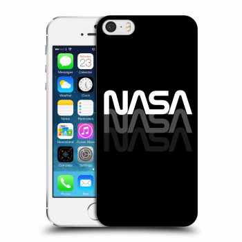 Picasee husă transparentă din silicon pentru Apple iPhone 5/5S/SE - NASA Triple