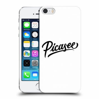 Husă pentru Apple iPhone 5/5S/SE - Picasee - old logo - black