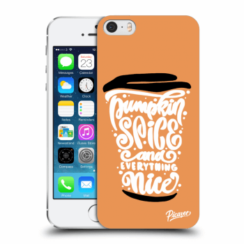 Husă pentru Apple iPhone 5/5S/SE - Pumpkin coffee