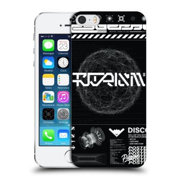 Picasee husă transparentă din silicon pentru Apple iPhone 5/5S/SE - BLACK DISCO