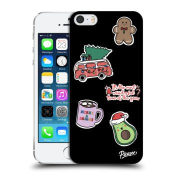 Husă pentru Apple iPhone 5/5S/SE - Christmas Stickers