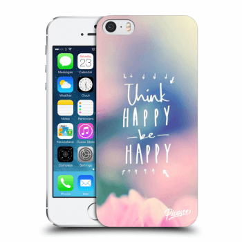 Husă pentru Apple iPhone 5/5S/SE - Think happy be happy