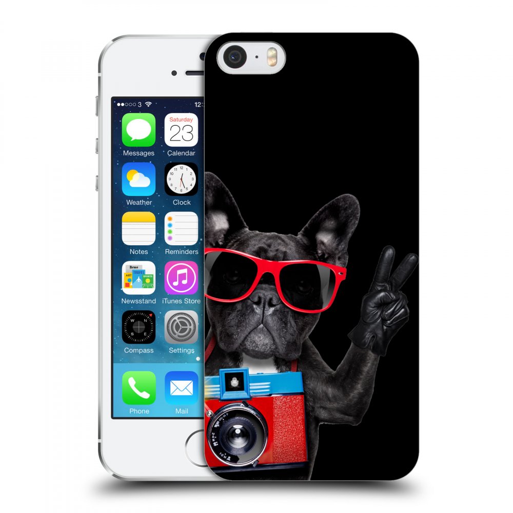 Picasee ULTIMATE CASE pentru Apple iPhone 5/5S/SE - French Bulldog