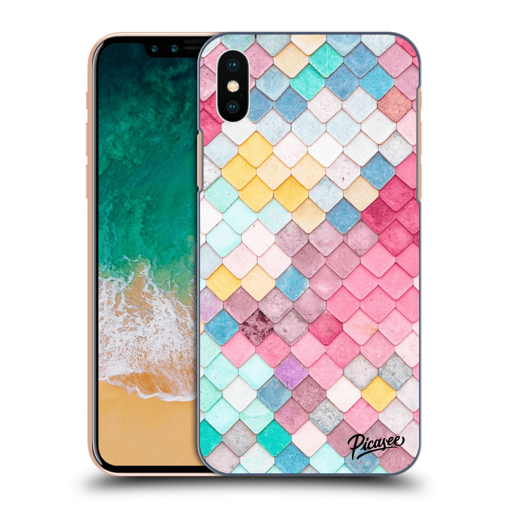 Picasee ULTIMATE CASE pentru Apple iPhone X/XS - Colorful roof