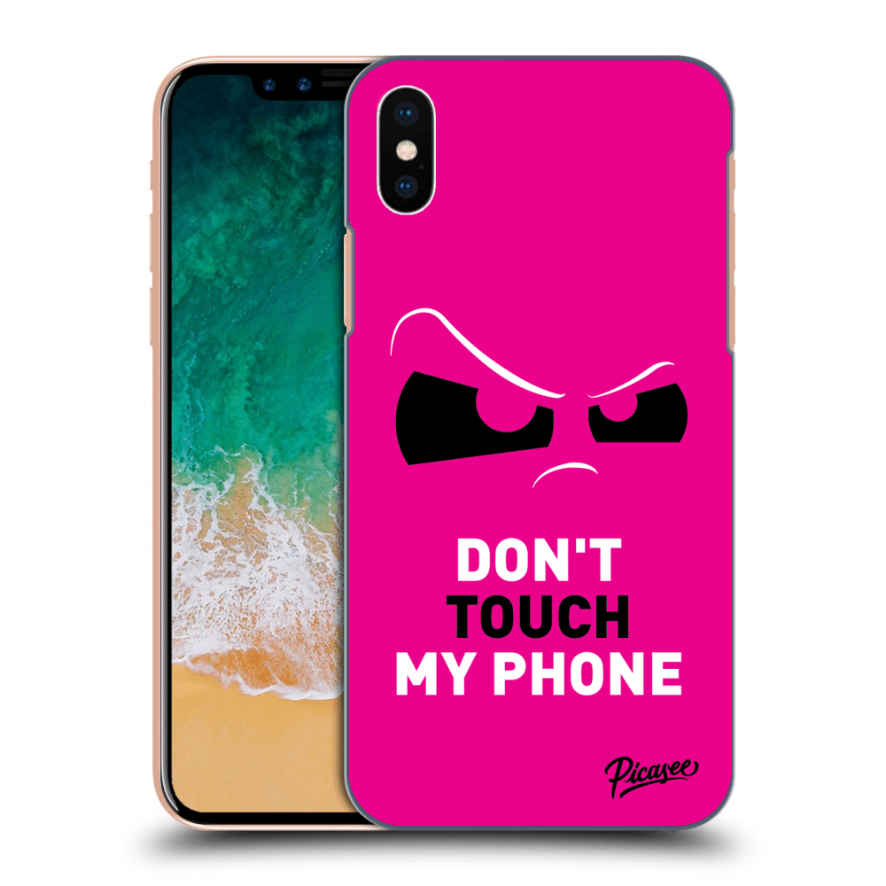 Picasee ULTIMATE CASE pentru Apple iPhone X/XS - Cloudy Eye - Pink