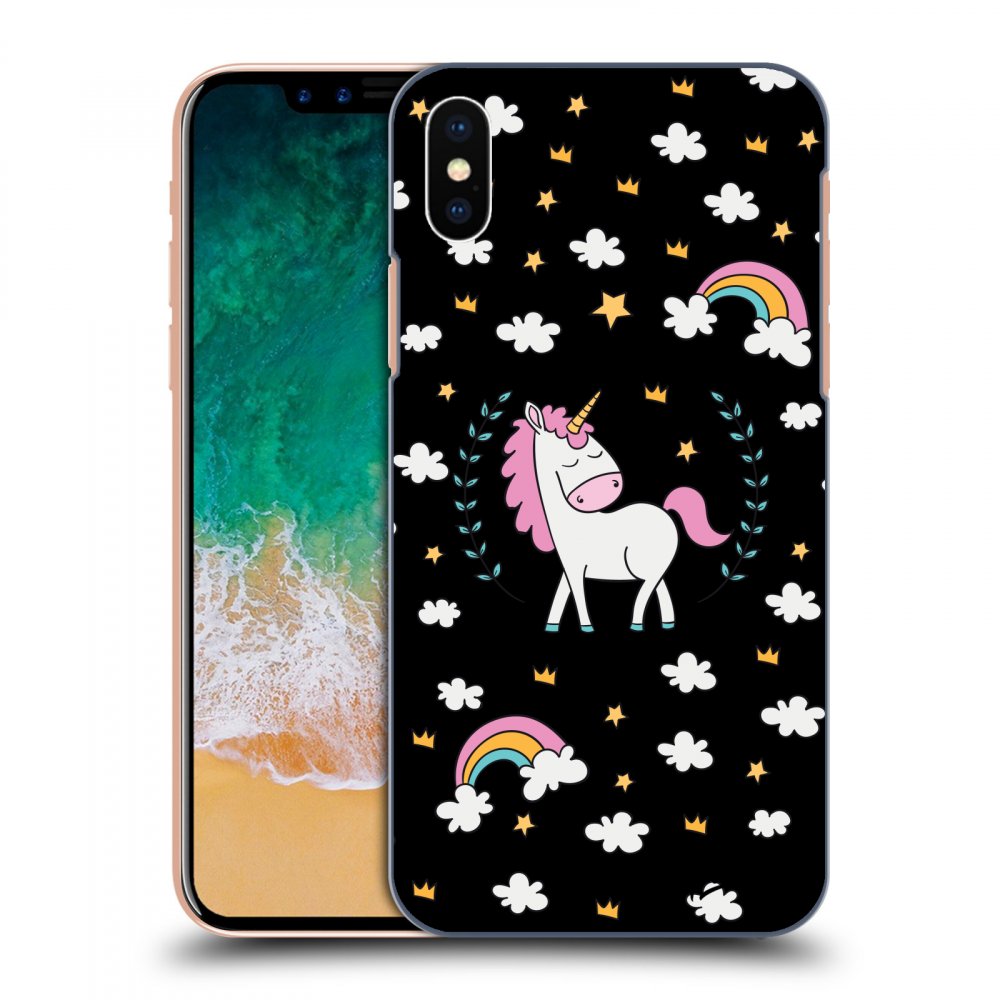 Picasee ULTIMATE CASE pentru Apple iPhone X/XS - Unicorn star heaven