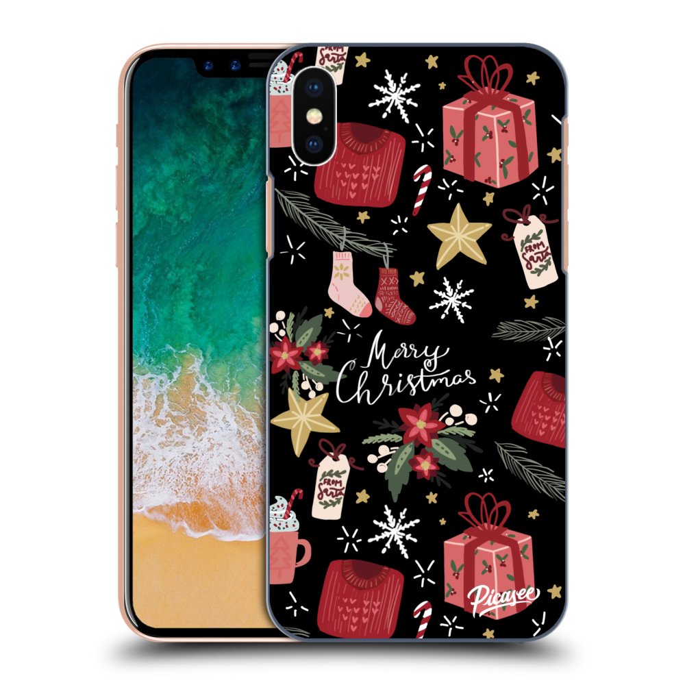 Picasee ULTIMATE CASE pentru Apple iPhone X/XS - Christmas