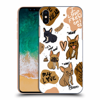 Picasee ULTIMATE CASE pentru Apple iPhone X/XS - Frenchies