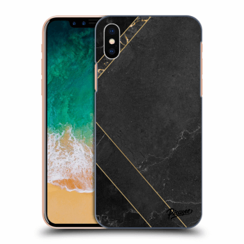 Husă pentru Apple iPhone X/XS - Black tile