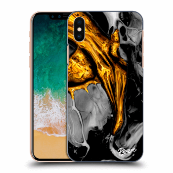 Husă pentru Apple iPhone X/XS - Black Gold