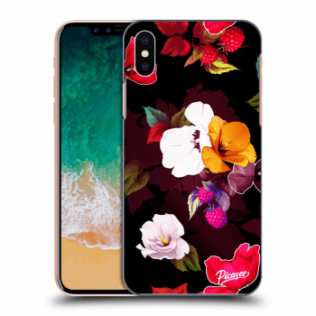 Husă pentru Apple iPhone X/XS - Flowers and Berries