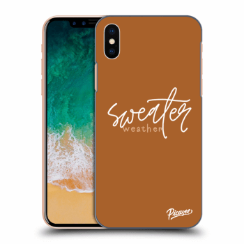 Husă pentru Apple iPhone X/XS - Sweater weather