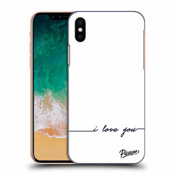 Husă pentru Apple iPhone X/XS - I love you