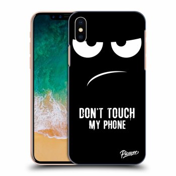 Picasee ULTIMATE CASE pentru Apple iPhone X/XS - Don't Touch My Phone