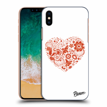 Husă pentru Apple iPhone X/XS - Big heart