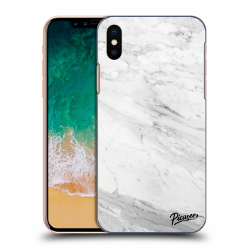 Picasee ULTIMATE CASE pentru Apple iPhone X/XS - White marble