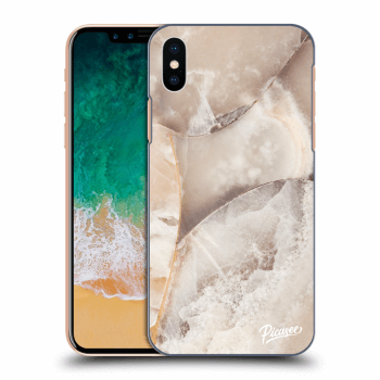 Picasee ULTIMATE CASE pentru Apple iPhone X/XS - Cream marble