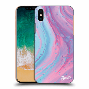 Husă pentru Apple iPhone X/XS - Pink liquid