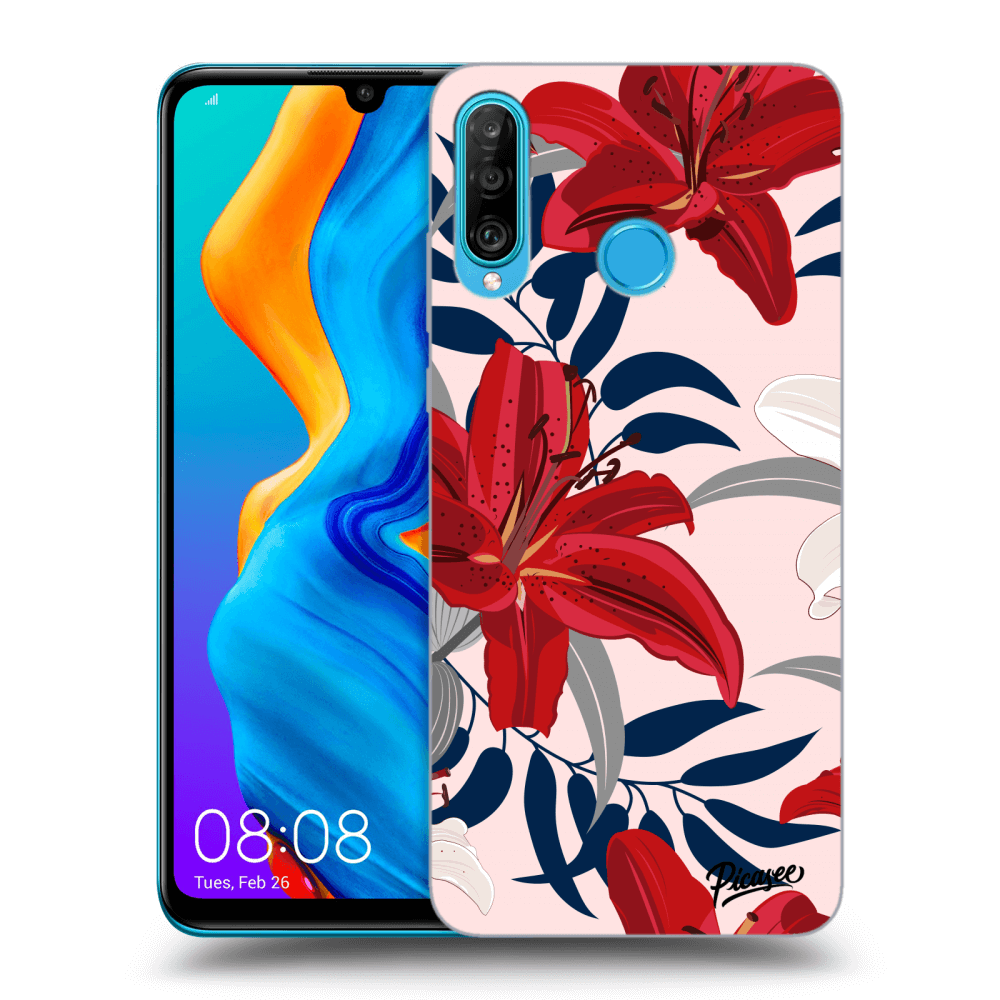 Picasee ULTIMATE CASE pentru Huawei P30 Lite - Red Lily