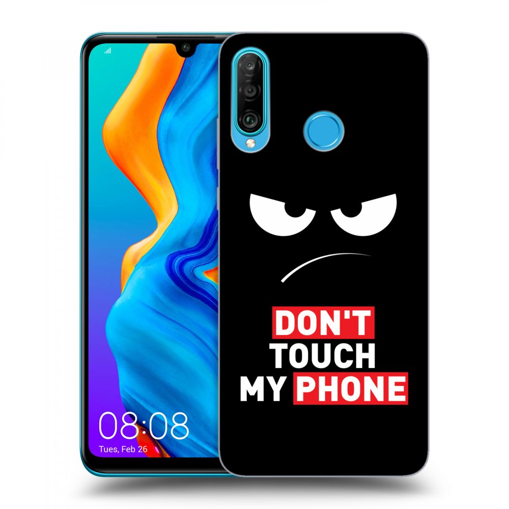 Picasee ULTIMATE CASE pentru Huawei P30 Lite - Angry Eyes - Transparent