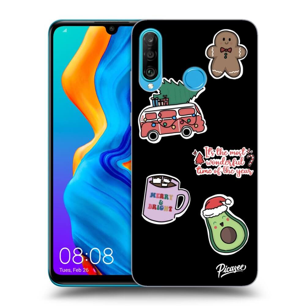 Picasee ULTIMATE CASE pentru Huawei P30 Lite - Christmas Stickers