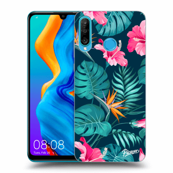 Husă pentru Huawei P30 Lite - Pink Monstera