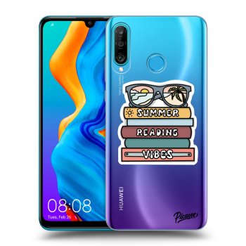 Picasee husă transparentă din silicon pentru Huawei P30 Lite - Summer reading vibes