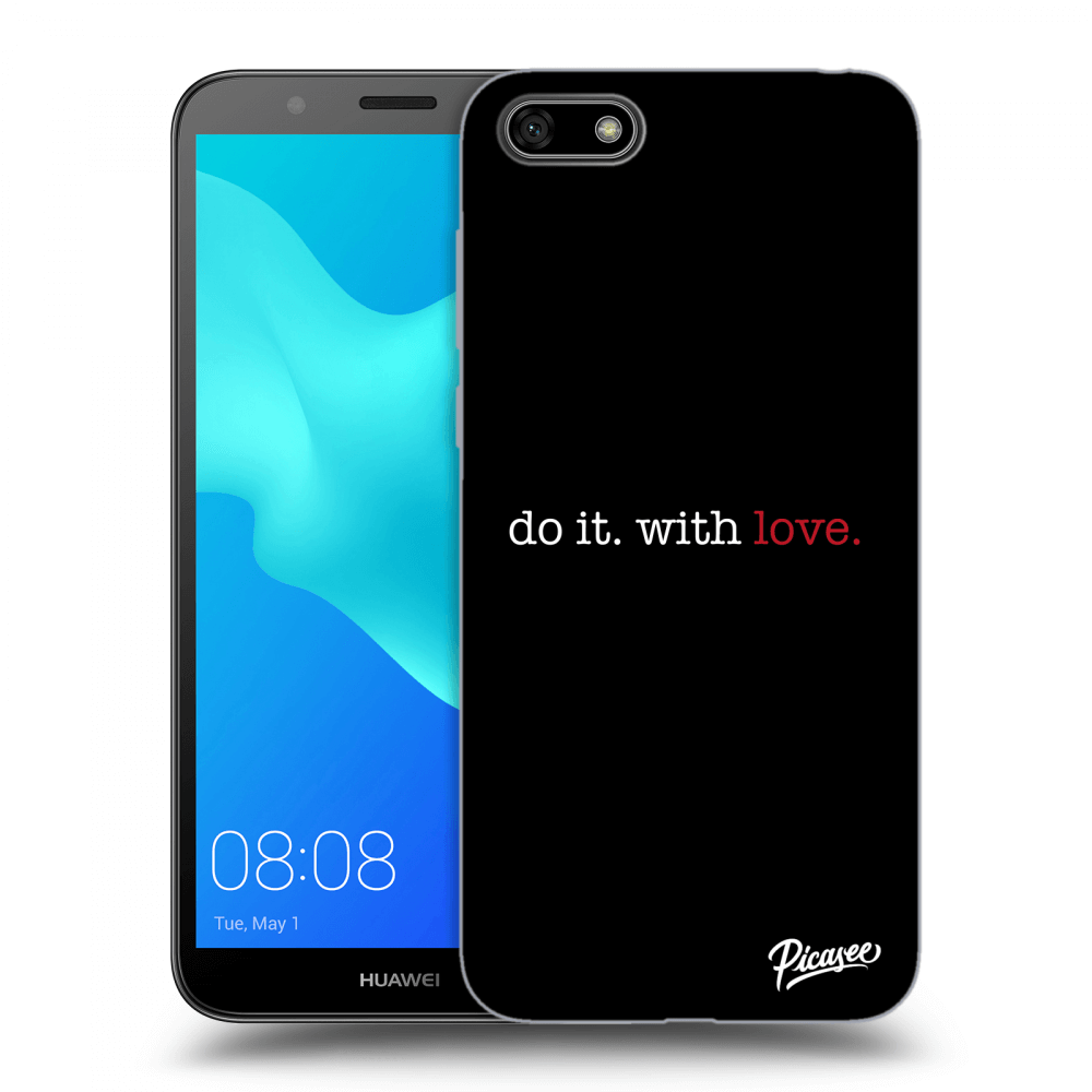 Picasee husă neagră din silicon pentru Huawei Y5 2018 - Do it. With love.