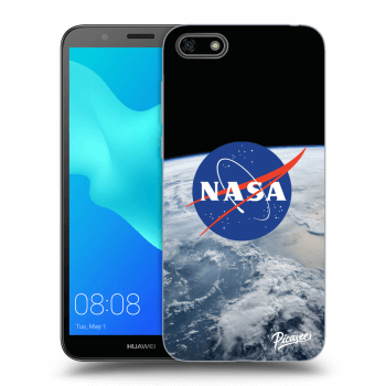 Picasee husă neagră din silicon pentru Huawei Y5 2018 - Nasa Earth