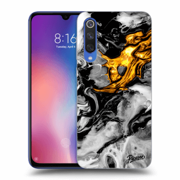 Husă pentru Xiaomi Mi 9 SE - Black Gold 2