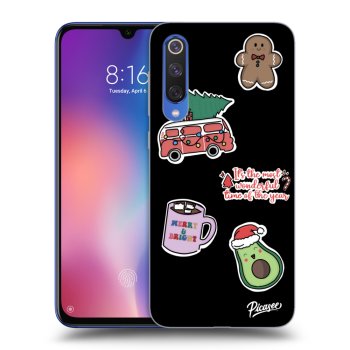 Husă pentru Xiaomi Mi 9 SE - Christmas Stickers