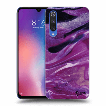 Husă pentru Xiaomi Mi 9 SE - Purple glitter
