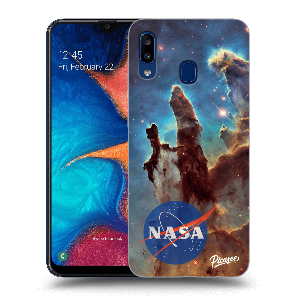 Picasee husă transparentă din silicon pentru Samsung Galaxy A20e A202F - Eagle Nebula