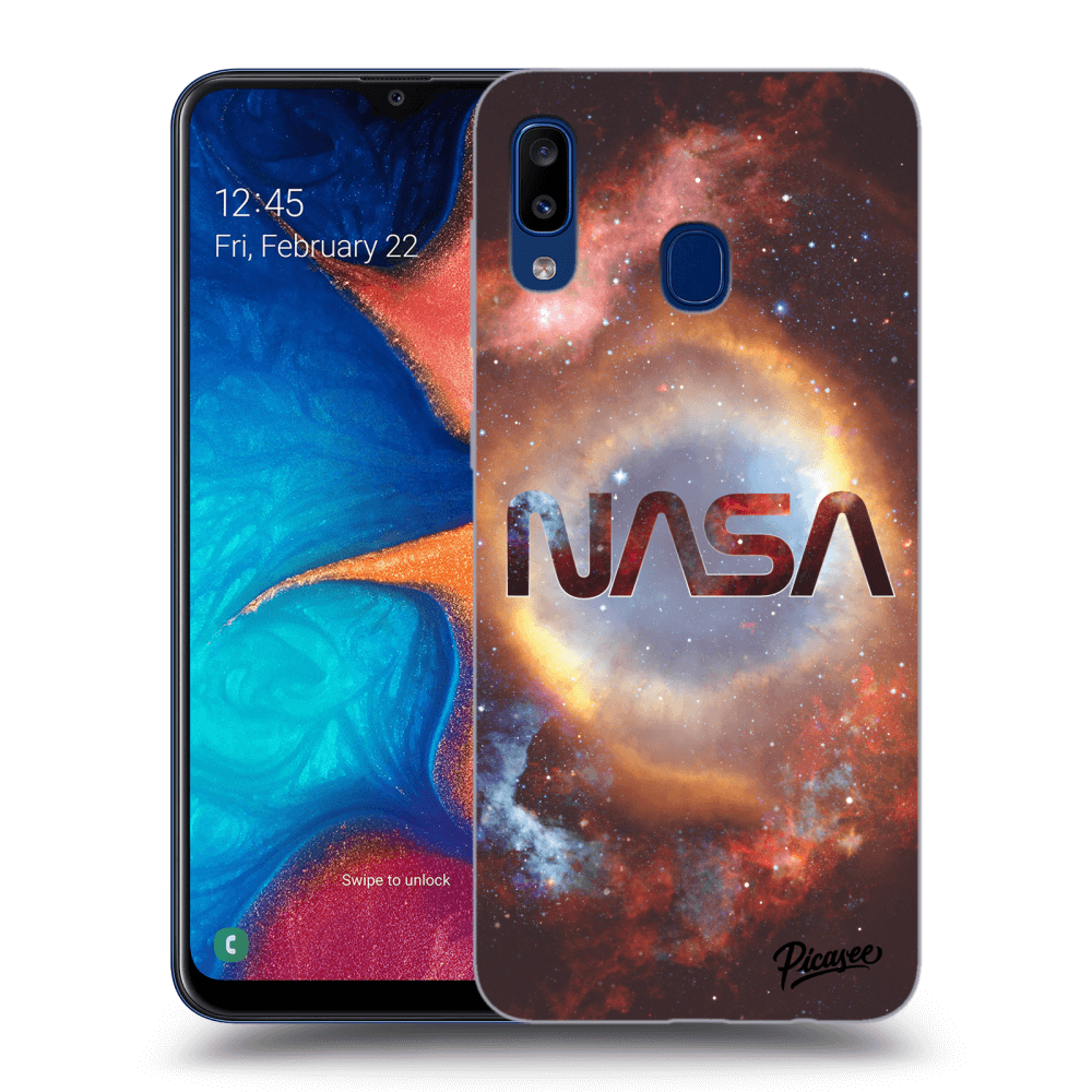 Picasee husă neagră din silicon pentru Samsung Galaxy A20e A202F - Nebula