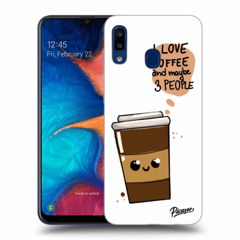 Husă pentru Samsung Galaxy A20e A202F - Cute coffee