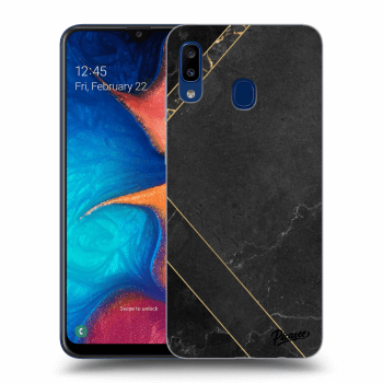 Husă pentru Samsung Galaxy A20e A202F - Black tile