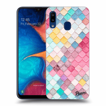 Husă pentru Samsung Galaxy A20e A202F - Colorful roof