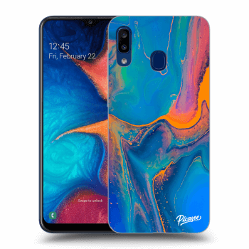 Husă pentru Samsung Galaxy A20e A202F - Rainbow